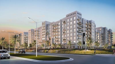 A rendering of the Zahra Apartments at Town Square. Courtesy Nshama