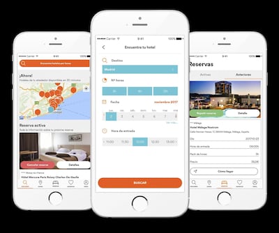 The Byhours app on an iPhone