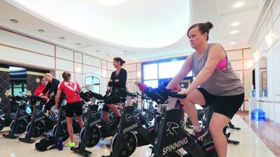 Ann Marie McQueen’s health tip: If I don’t exercise, I can get quite anxious and moody. So even when my body is tired or my schedule is packed, I know that working out has to take priority, otherwise I won’t cope very well or be very nice. So I always say to my lazy self: “Do it for your mind.” Ravindranath K / The National