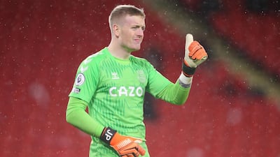 Everton goalkeeper Jordan Pickford. EPA