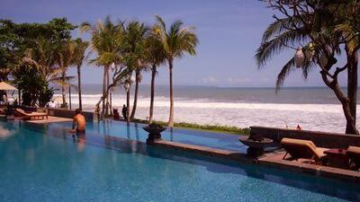 The Legian Hotel pool in Seminyak, Indonesia. Getty Images
