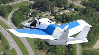 The Terrafugia Transition lets you fly over traffic and point-to-point between more than 5,000 community airports around the United States. Courtesy Terrafugia