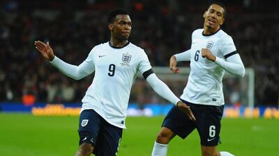 Daniel Sturridge and England beat Denmark 1-0. They'll play in Group D at the 2014 World Cup with Uruguay, Costa Rica and Italy. Laurence Griffiths / Getty Images