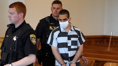 Mr Matar arrives for his arraignment. AP