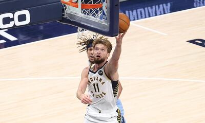 Indiana Pacers forward Domantas Sabonis. AFP