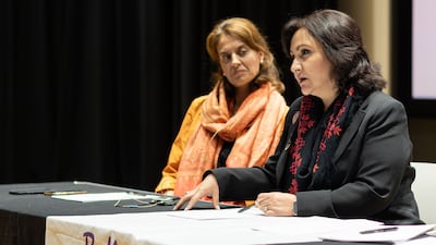 Nour Odeh at The Balfour Project Annual Conference 2024. Photo: The Balfour Project