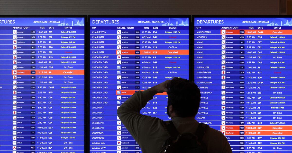 Flight Control Malfunction Systems malfunction causes domestic flight chaos in US - in pictures ...