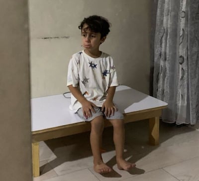 Sulaiman, who is aged six and still in Gaza. He is autistic and his UK-based aunt Narmin is raising funds to evacuate him. Photo: Narmin El Gabbour