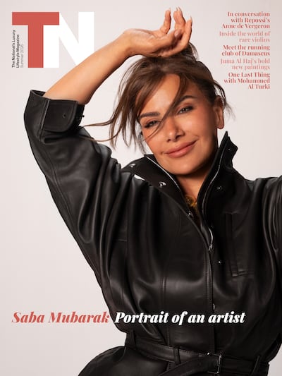 Saba Mubarak on the cover of TN Magazine's summer issue. The National