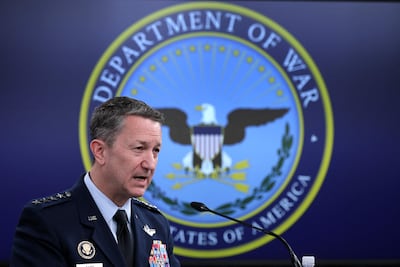 Chairman of the Joint Chiefs of Staff Gen Dan Caine. AFP