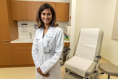 A recent survey by Cleveland Clinic Abu Dhabi found 40 per cent of men refuse to see a doctor. Dr Rahat Ghazanfar, a family doctor at CCAD, said men could avoid serious health problems if they visited their doctor for a simple check-up. Antonie Robertson / The National