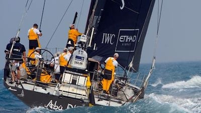 Abu Dhabi Ocean Racing set off on the start of Leg 3 of the Volvo Ocean Race.
