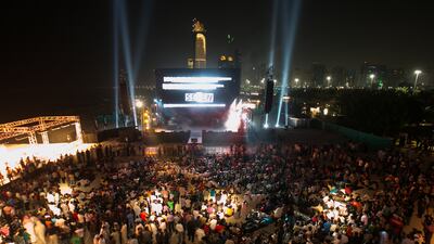 Film fans at Tropfest Arabia last year. Courtesy Tropfest Arabia 2012
