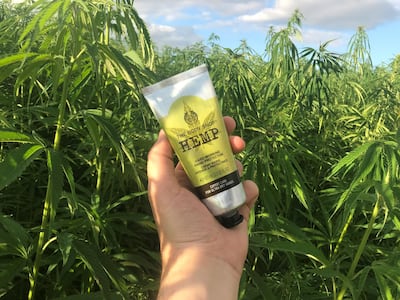 In January, Dubai Municipality released a statement confirming that the sale and purchase of hempseed oil is legal in the UAE. Courtesy The Body Shop