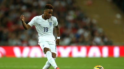 Raheem Sterling shown during England's friendly against Peru at Wembley Stadium on Friday. Warren Little / Getty Images / May 30, 2014
