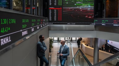 A late flurry of IPOs helped to boost the London stock market in 2025. Getty Images