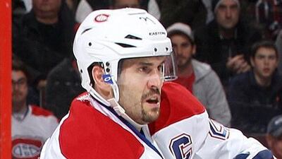Montreal Canadiens' Brian Gionta.
