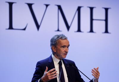 LVMH chief executive Bernard Arnault. Reuters