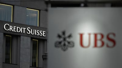 A full merger between UBS, with $1.1 trillion of assets, and Credit Suisse, with $575 billion, would create one of the biggest financial institutions in Europe and globally. AFP