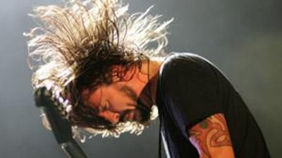 Dave Grohl formed his group with Josh Homme and John Paul Jones of Led Zeppelin.