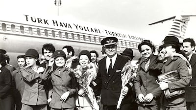 Turkish Airlines pilot and flight attendants. Photo: Turkish Airlines