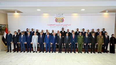 Yemen's new government gathers in Riyadh to be sworn in. Photo: Yemen Presidency