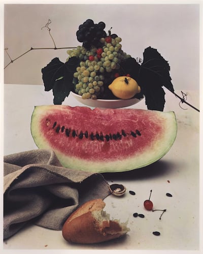 Irving Penn's 'Still Life with Watermelon'. Courtesy Condé Nast