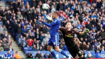 Striker: Jamie Vardy (Leicester) – Despite a slow start to the season, still ended up rubbing shoulders with the division’s elite forwards on the goalscoring leaderboard again. Reuters