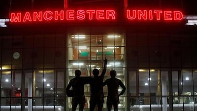 View outside Old Trafford, home to Manchester United. Reuters