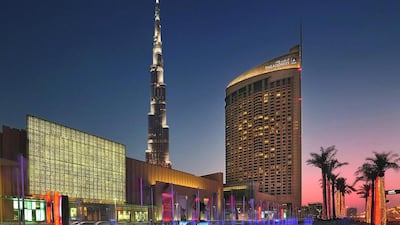 The Address Dubai Mall. Courtesy of Le Portes Des Indes