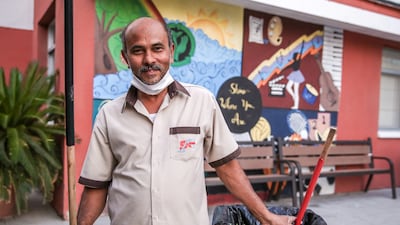 Hussein Ali is one of the cleaners at the church