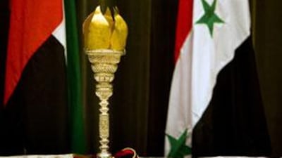 The handover of the torch of the Arab Capital of Culture took place at the Sharjah Biennial.