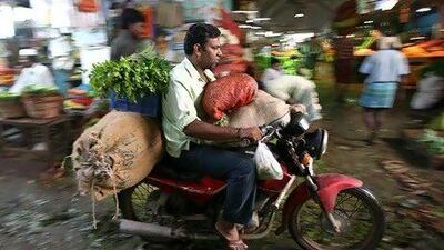 When it rains, it's growth: the agriculture sector in India, which accounts for nearly 20 per cent of national output, is heavily dependent on summer rains. Pawan Singh / The National