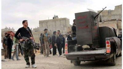 The rebel fighters have complained that they have to buy their own arms from traitors in the regular Syrian army to face up to the the Al Assad regime's well equipped and heavily armed forces.