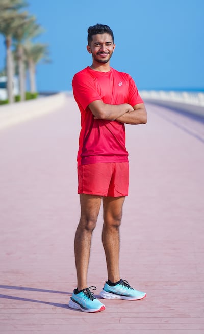 Shaikh Fahad: 'Running ensures my mental well-being is being given the same amount of care as my physical fitness'. Photo: Asics