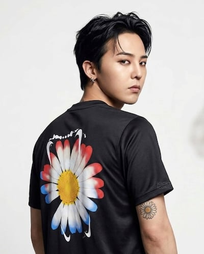 G-Dragon wears a top he designed with Nike for the South Korean World Cup team. G-Dragon/Instagram