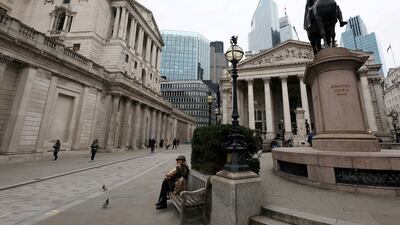 The Bank of England building in London, on February 3. Reuters