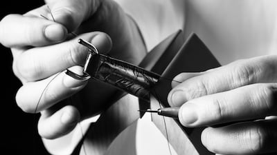 A single artisan is responsible for assembling, by hand, each bag from Celine’s haute maroquinerie collection