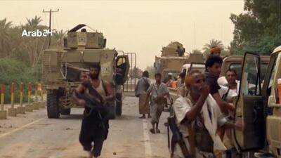 As Yemeni and Arab coalition forces battle to retake Hodeidah airport, plans are being made to cut off the main road into the city if the Houthi rebels refuse to withdraw. Arab 24 via AP