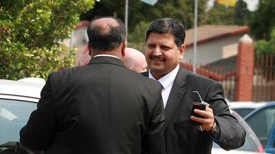 Atul Gupta of the Gupta family, which owns the Johannesburg-based Oakbay Investments. South Africa’s four big banks have shut down the company’s accounts alleging financial irregularities. Nic Bothma / EPA; Getty Images