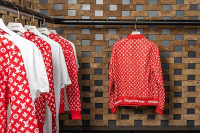 Clothing by Supreme in the Presentby London store. Courtesy Presentedby