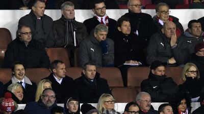 Arsene Wenger will be have to sit alongside spectators for the next game. Shaun Botterill / Getty Images