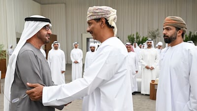 Sheikh Mohamed receives mourners