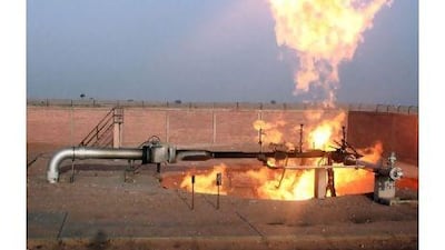 Flames erupt Wednesday from a blast at an Egyptian gas pipeline that supplies gas to Israel and Jordan. The pipeline exploded early Wednesday in what officials described as an act of sabotage in North Sinai province. Governor Abdul Wahab Mabrouk told state TV that the explosion was an "act of sabotage" and said there were no reported causalities.