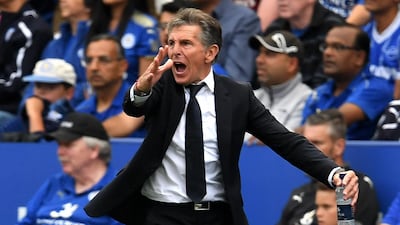 Claude Puel goes up against his former side Southampton in the League Cup on Tuesday. Getty