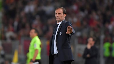 Juventus manager Massimiliano Allegri has been with Juventus since 2014. Tiziana Fabi / AFP
