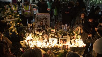 Mourners at a vigil for the victims of the Ukraine International Airlines flight PS752 in Canada. At least 57 Canadians were among the dead. Bloomberg