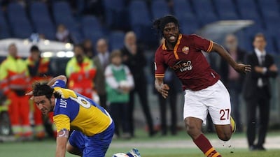 Gervinho has 12 goals in al competitions for Roma this season. Riccardo De Luca / AP