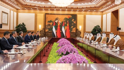 Talks taking place between the Emirati and Chinese delegations