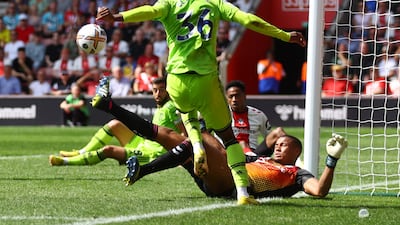 SOUTHAMPTON RATINGS: Gavin Bazunu – 6. Continues to find his feet. Fine save to deny Elanga and spark a remarkable goalmouth scramble. Had no chance at all with Fernandes’s winner early in the second period. Reuters